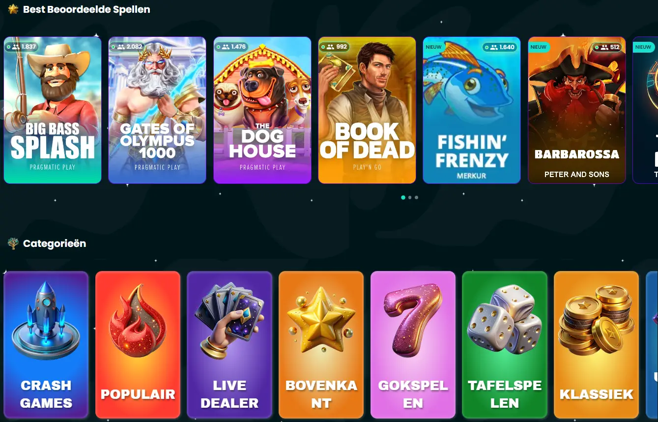 Space Slotz Casino Startpagina